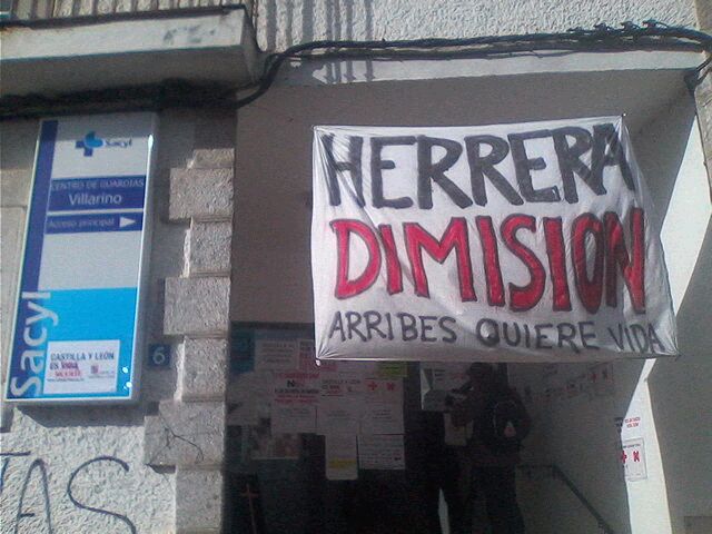 Villarino, mañana de hoy jueves. Los Arribes del Duero quieren vida y la dimisión de Herrera. Que quede claro.