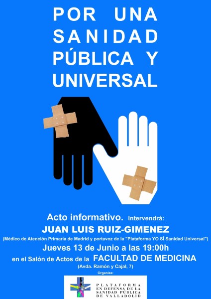cartel charla J.L. RUIZ GIMENEZ